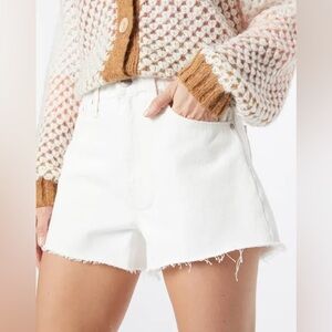 Madewell Women's White Denim Shorts